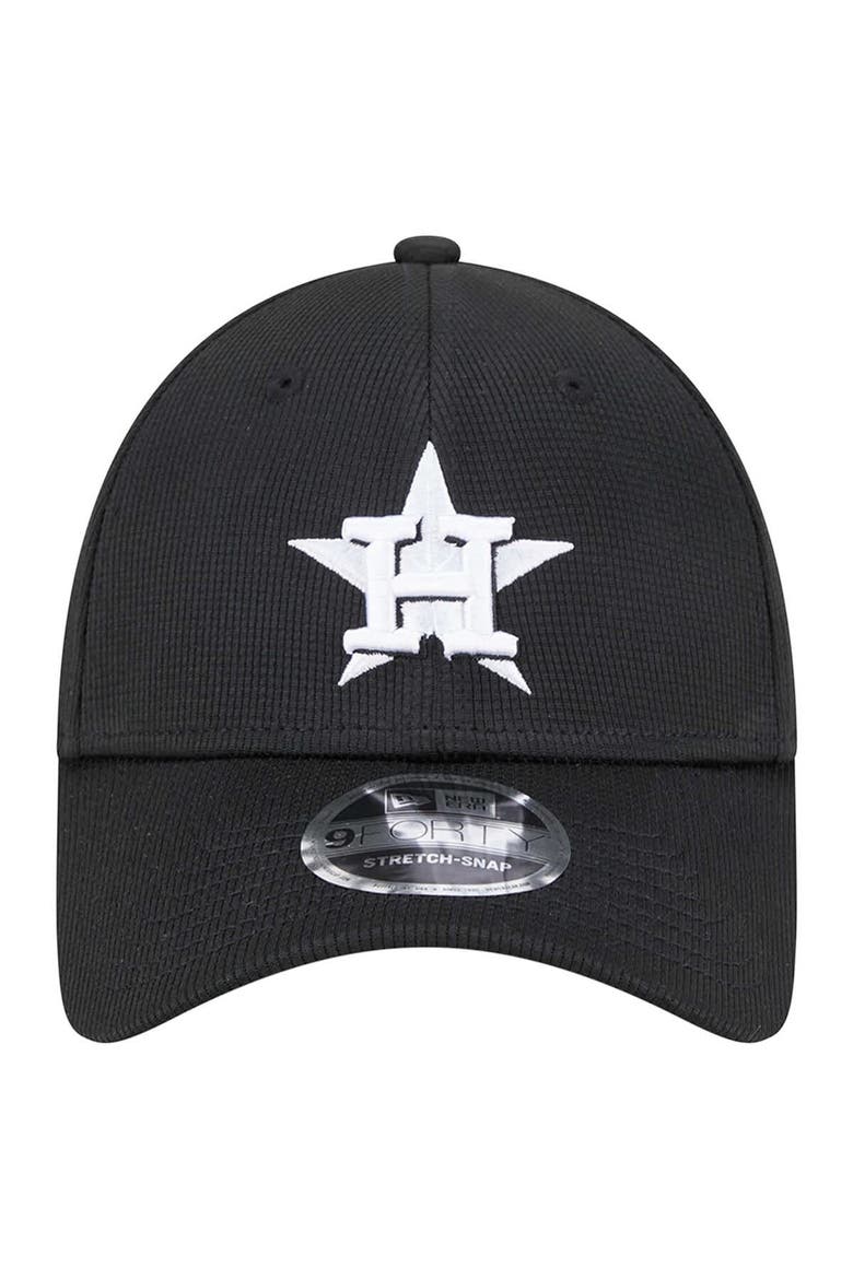 Men's New Era Black Houston Astros Pivot 9FORTY Adjustable Hat, Alternate, color, Black