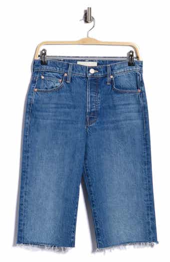 The Kick It High Waist Fray Hem Shorts