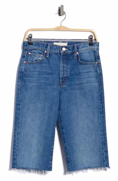 The Kick It High Waist Fray Hem Shorts