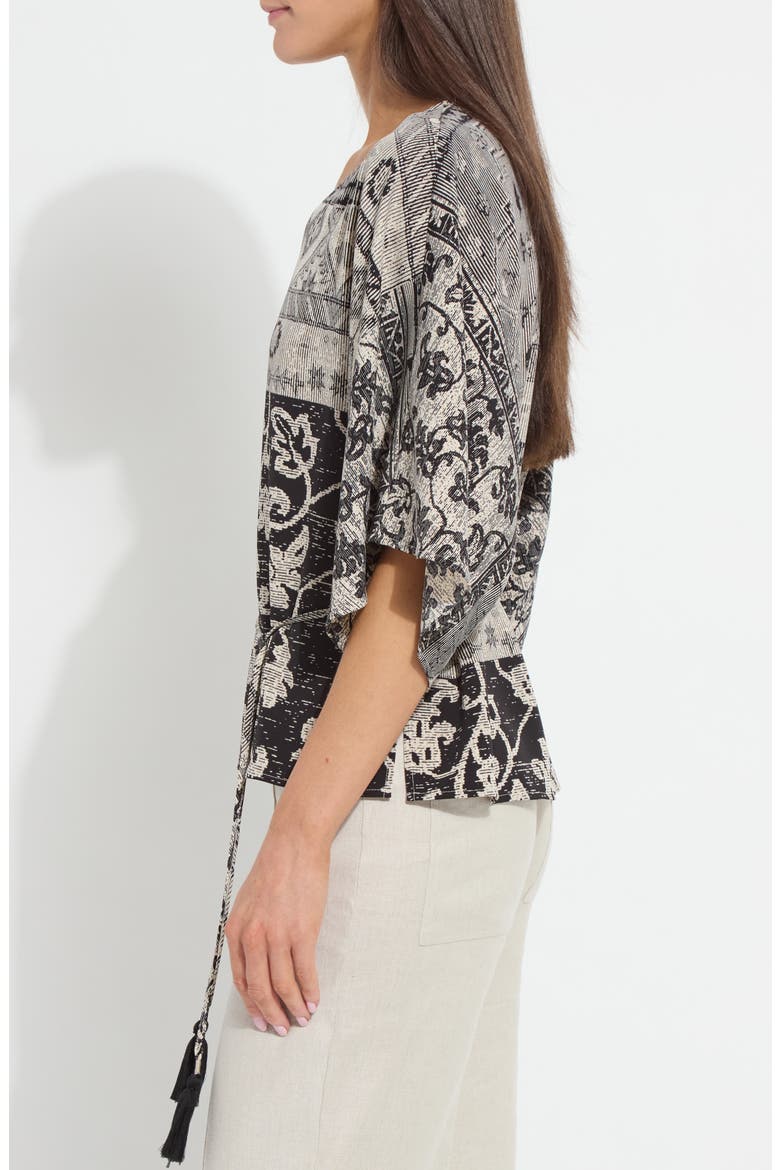 Ipanema Mix Print Woven Shirt, Alternate, color, CASA DA MUSICA