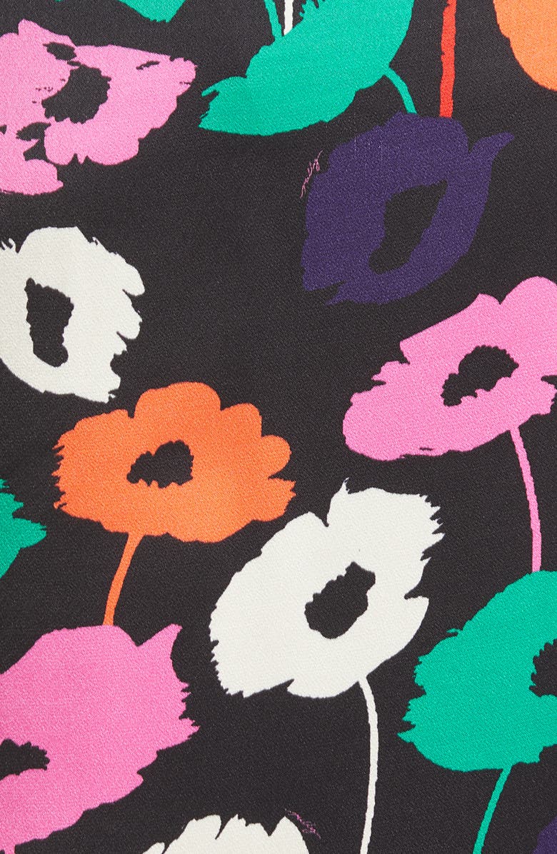 Milly Liza Poppy Print Wrap Skirt, Alternate, color, 
