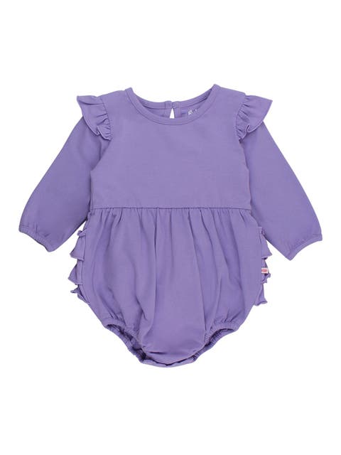 Long Sleeve Flutter Bubble Romper