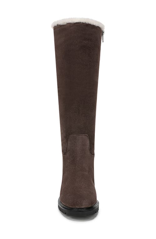Vince Sibelle Genuine Shearling Knee High Boot In Brown