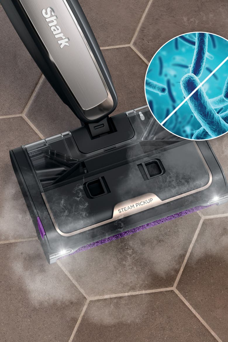 Steam Pickup 3-in-1 Steam Mop, Pick-Up and Sanitize, Alternate, color, Black w/ Stone Metallic