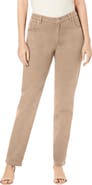 Jessica London Classic Cotton Denim Straight-Leg Jean
