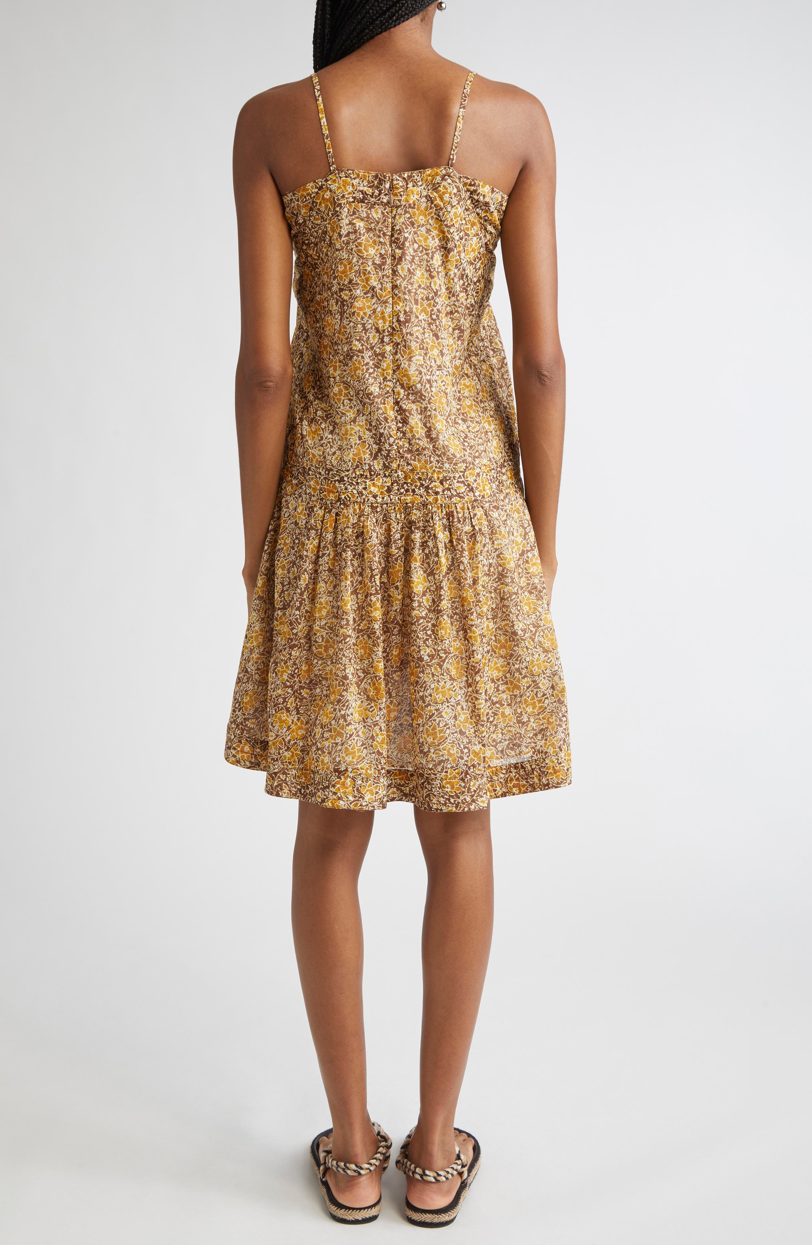 Danielle Mixed Print Cotton Sundress - image 2