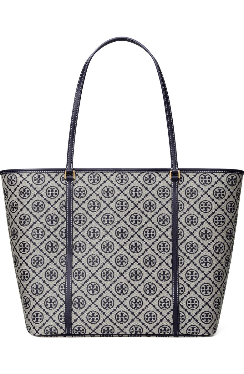 Tory Burch T Monogram Zip Tote, Main, color,