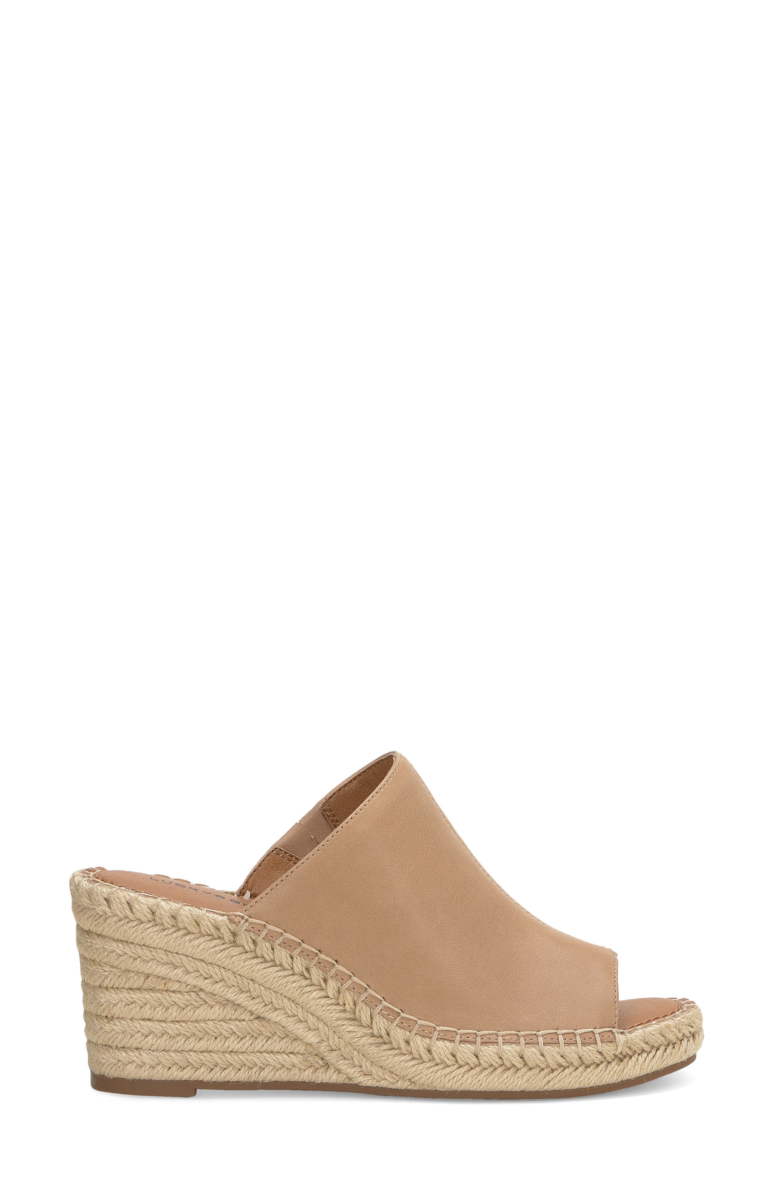 Lucky Brand Cabriah Espadrille Platform Wedge Slide Sandal, Alternate, color, Sandstorm Shsntw