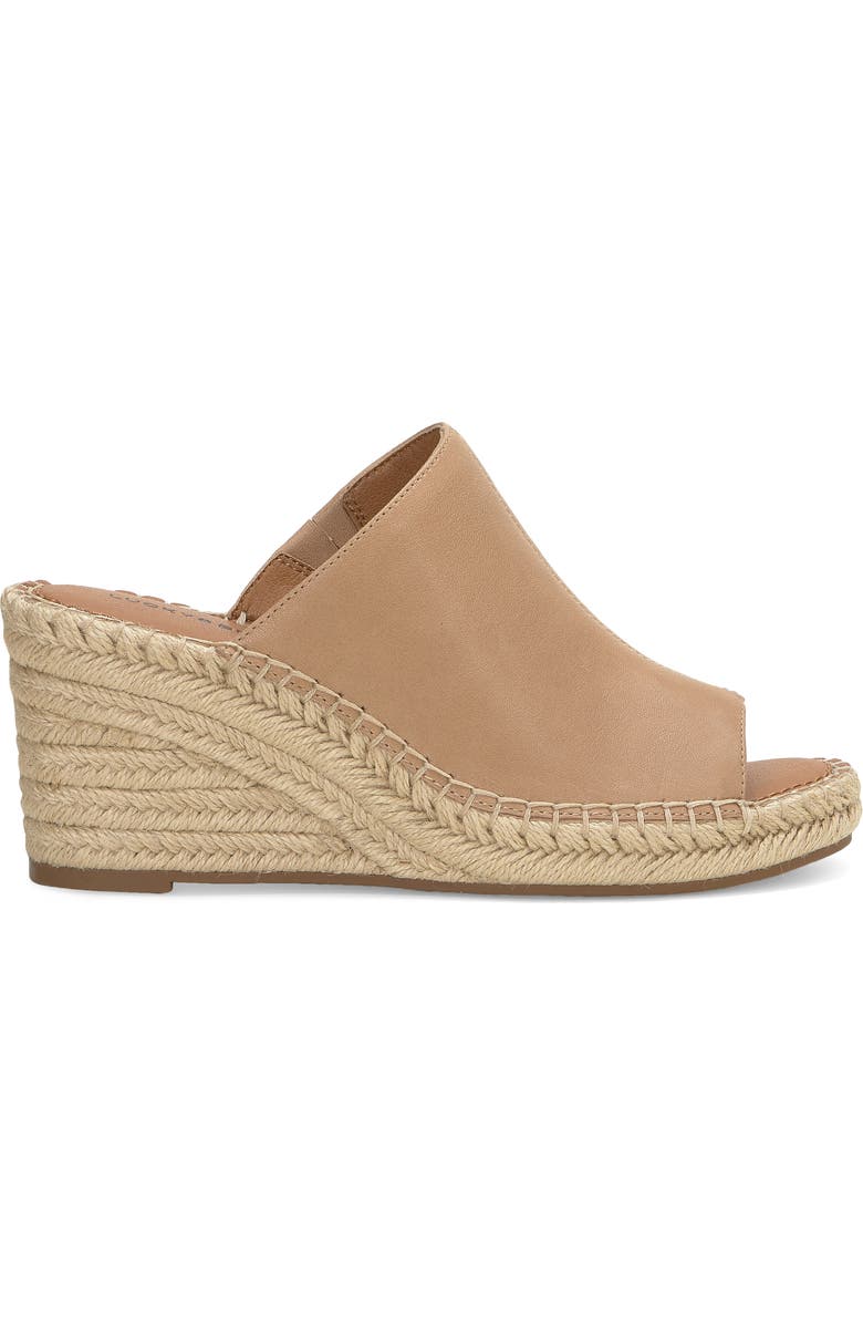 Lucky Brand Cabriah Espadrille Platform Wedge Slide Sandal, Alternate, color, Sandstorm Shsntw