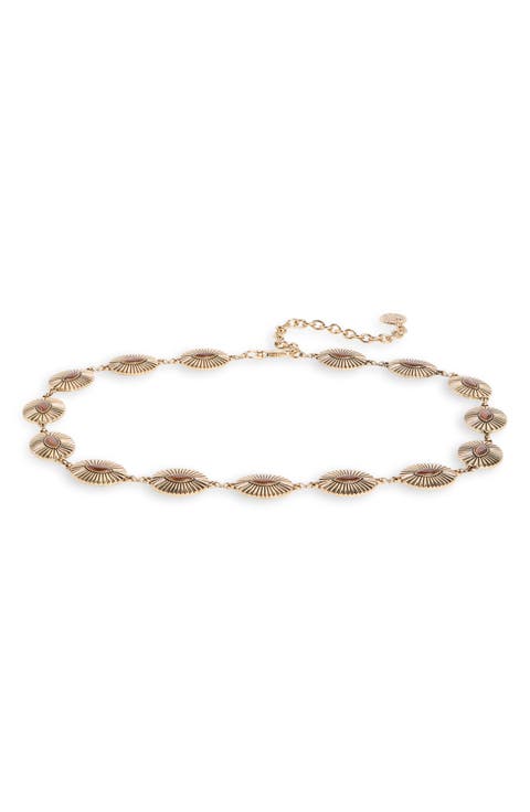 Stone Conch Chain Belt