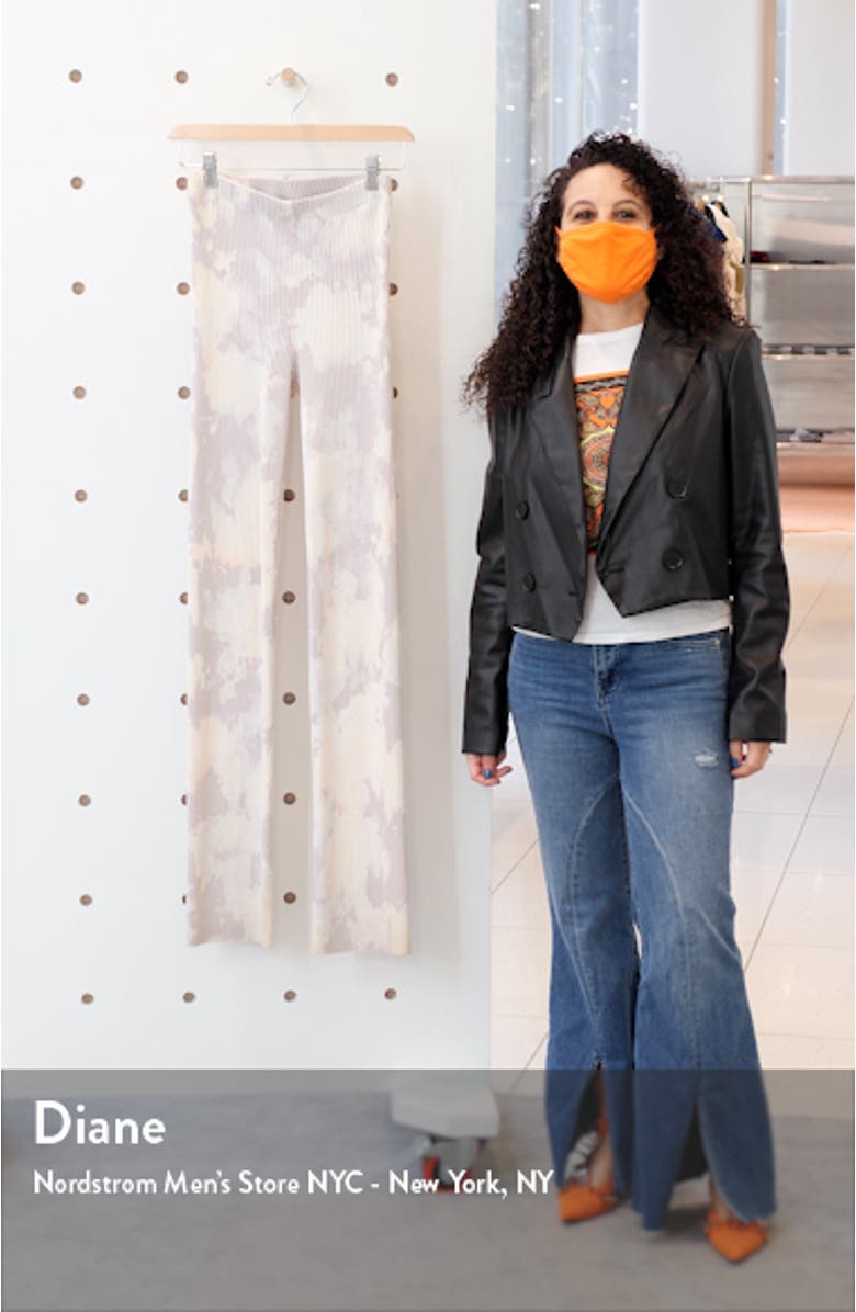 The Ibiza Rib Knit Stretch Cotton Pants, sales video thumbnail