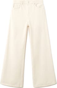 MANGO Wide Leg Jeans