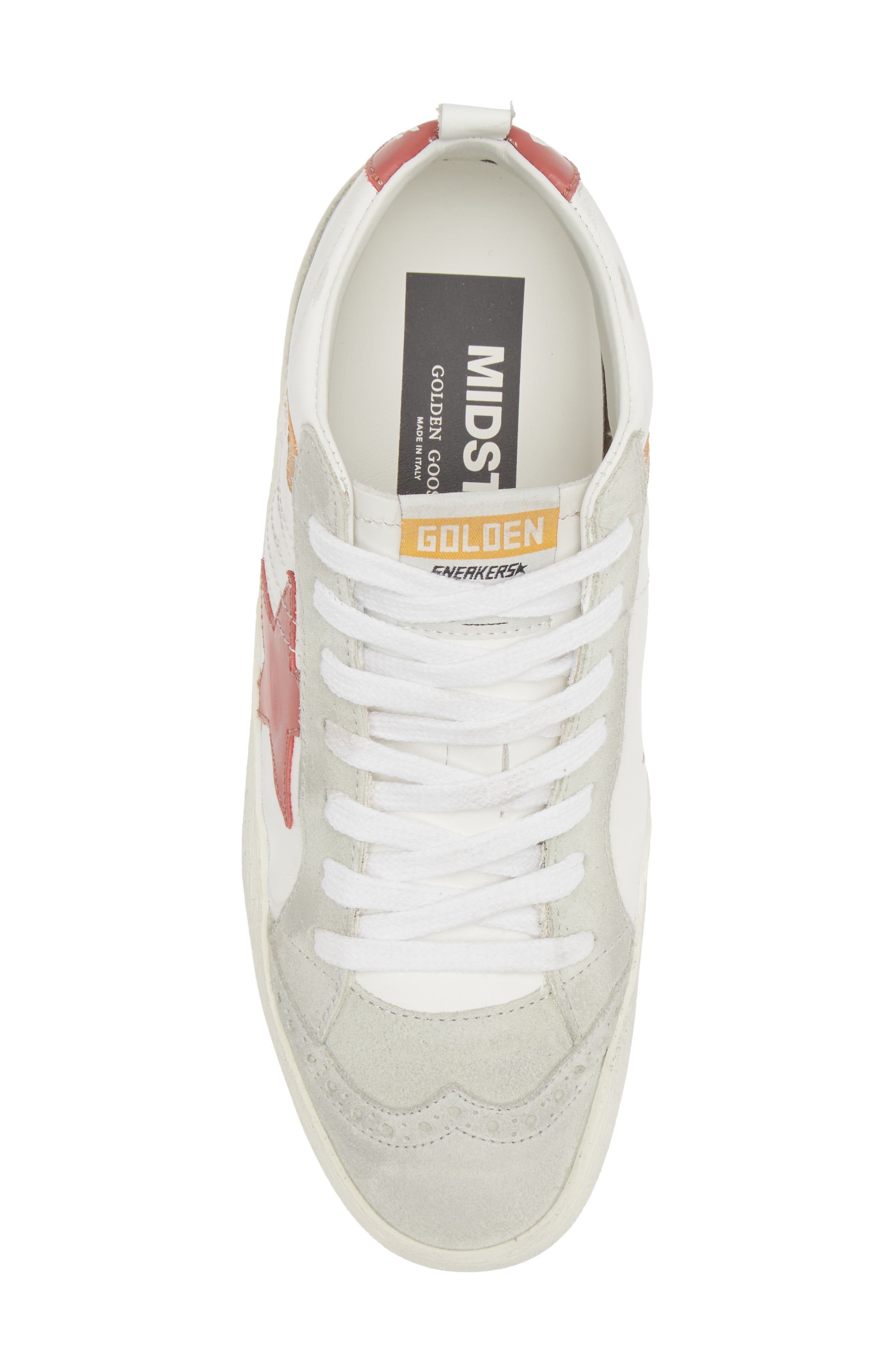 Golden Goose Mid Star Sneaker, Alternate, color, 