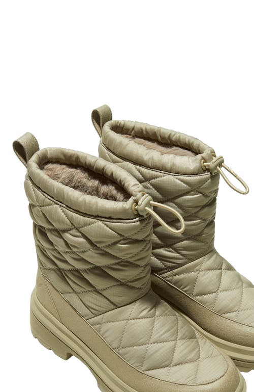 Vivaia Quilted Waterproof Puffertherm Warm Boots In Green