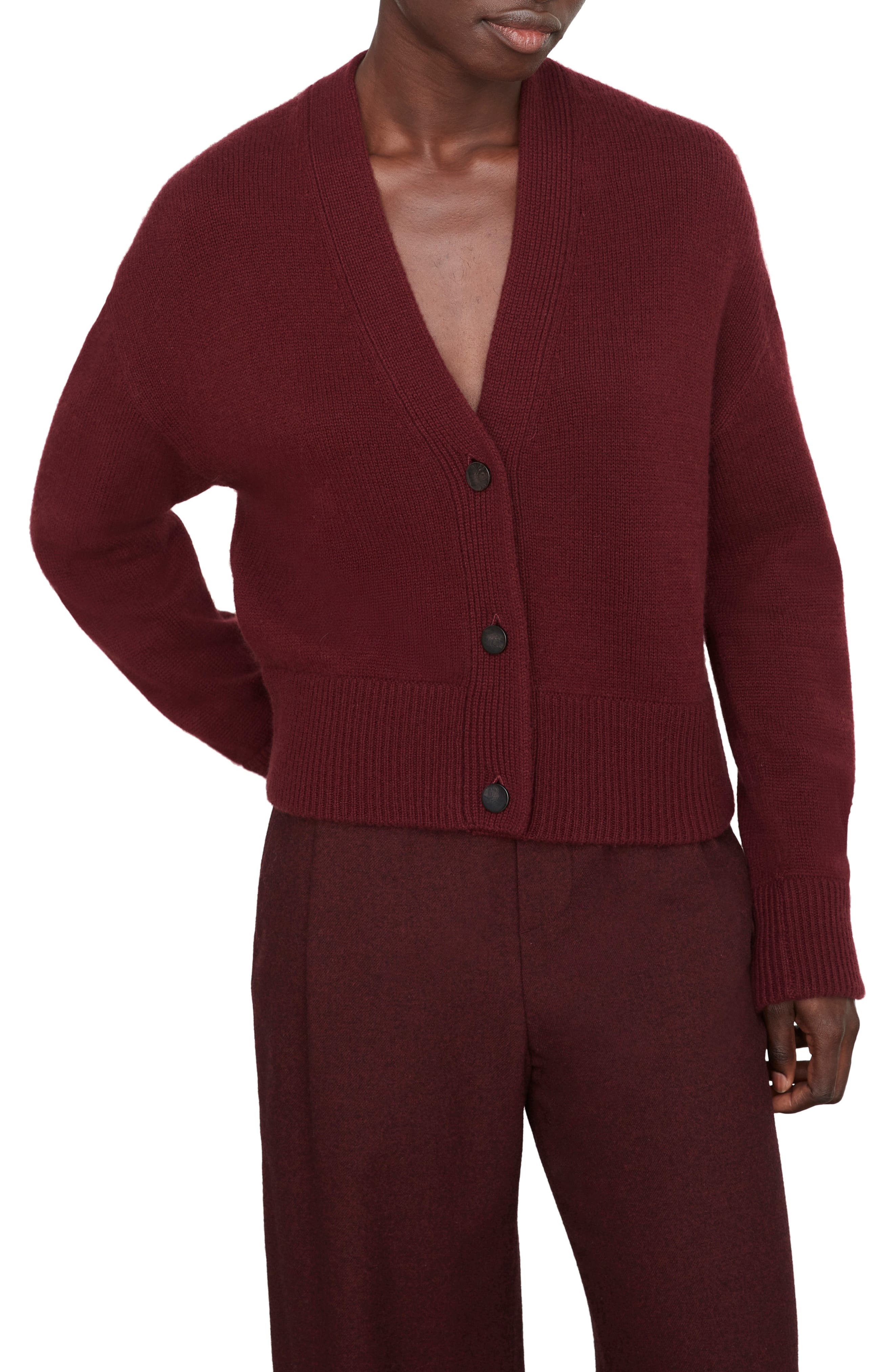 Vince Wool & Cashmere Boxy Cardigan