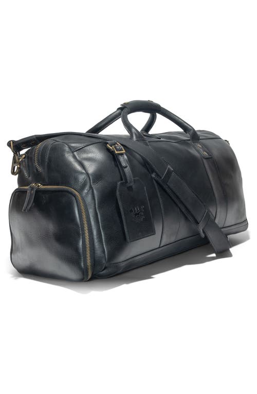 Will Leather Goods Atticus Duffle Bag In Black