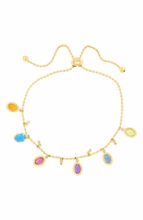 Diamond & Gemstone Chram Bracelet