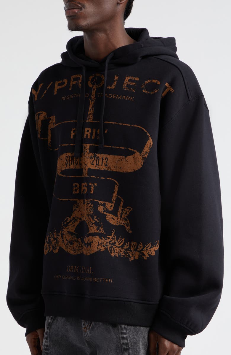 Y/Project Paris' Best Oversize Organic Cotton Graphic Hoodie, Alternate, color,