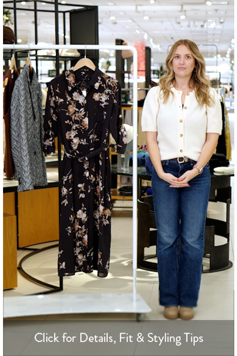 Mina Long Sleeve Midi Shirtdress video
