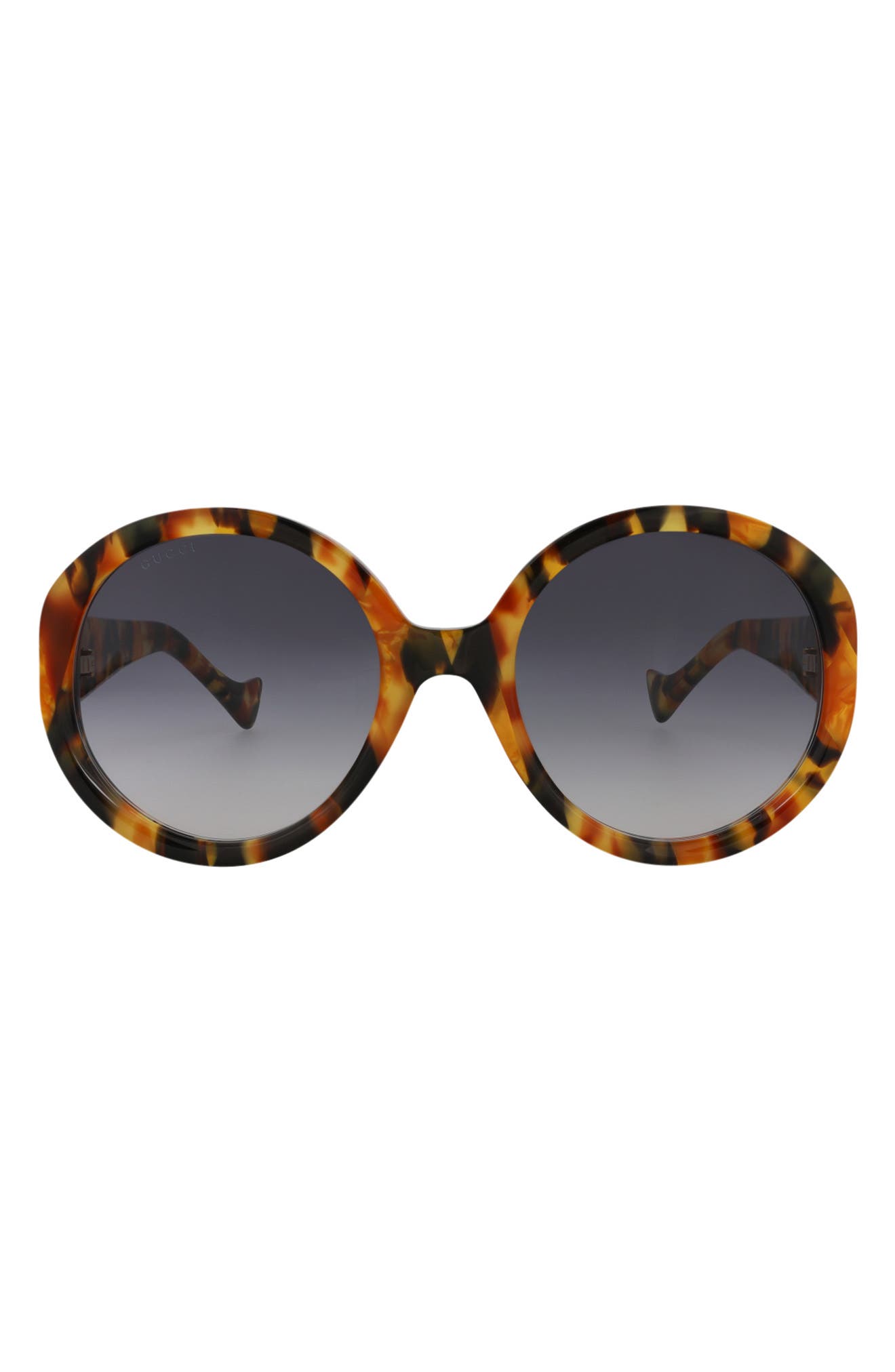 Gucci 56mm Core Round Sunglasses