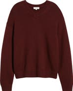 FRAME Oversize Wool & Cashmere Crewneck Sweater