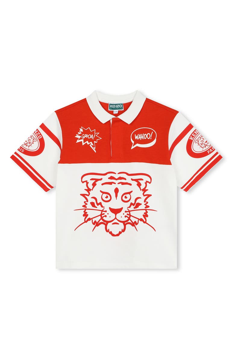 KENZO Kids' Tiger Polo, Main, color,