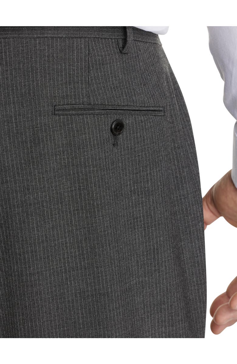 Michael Kors Big & Tall Pinstripe Suit Pants, Alternate, color, 