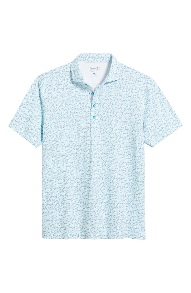 johnnie-O Cocktail Time Polo, Alternate, color, Dolphin