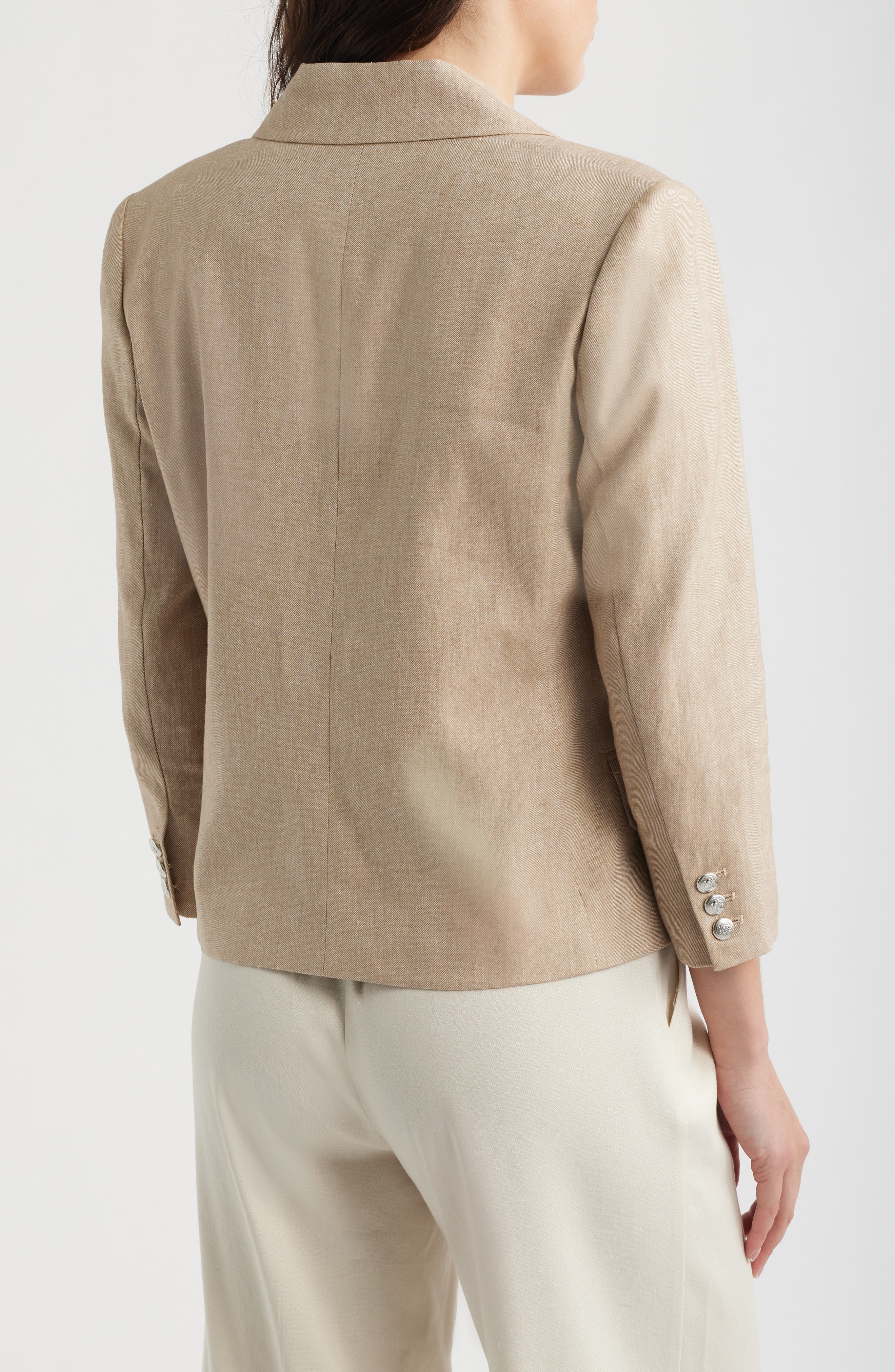 Double Breasted Crop Blazer - image 2
