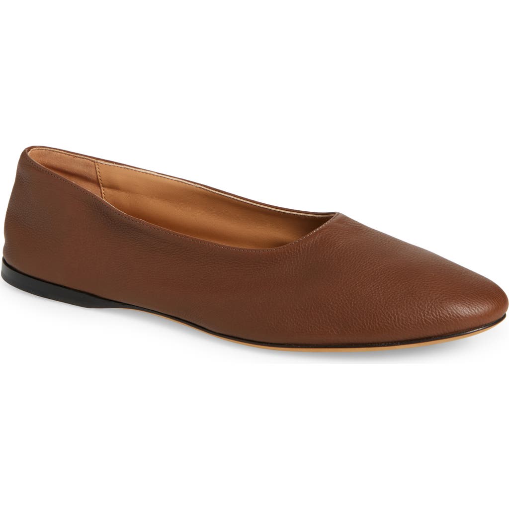 The Row Awar Leather Ballet Flats