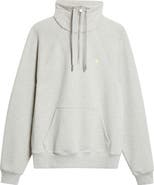 AMI PARIS Ami de Coeur Embroidered Quarter Zip Pullover