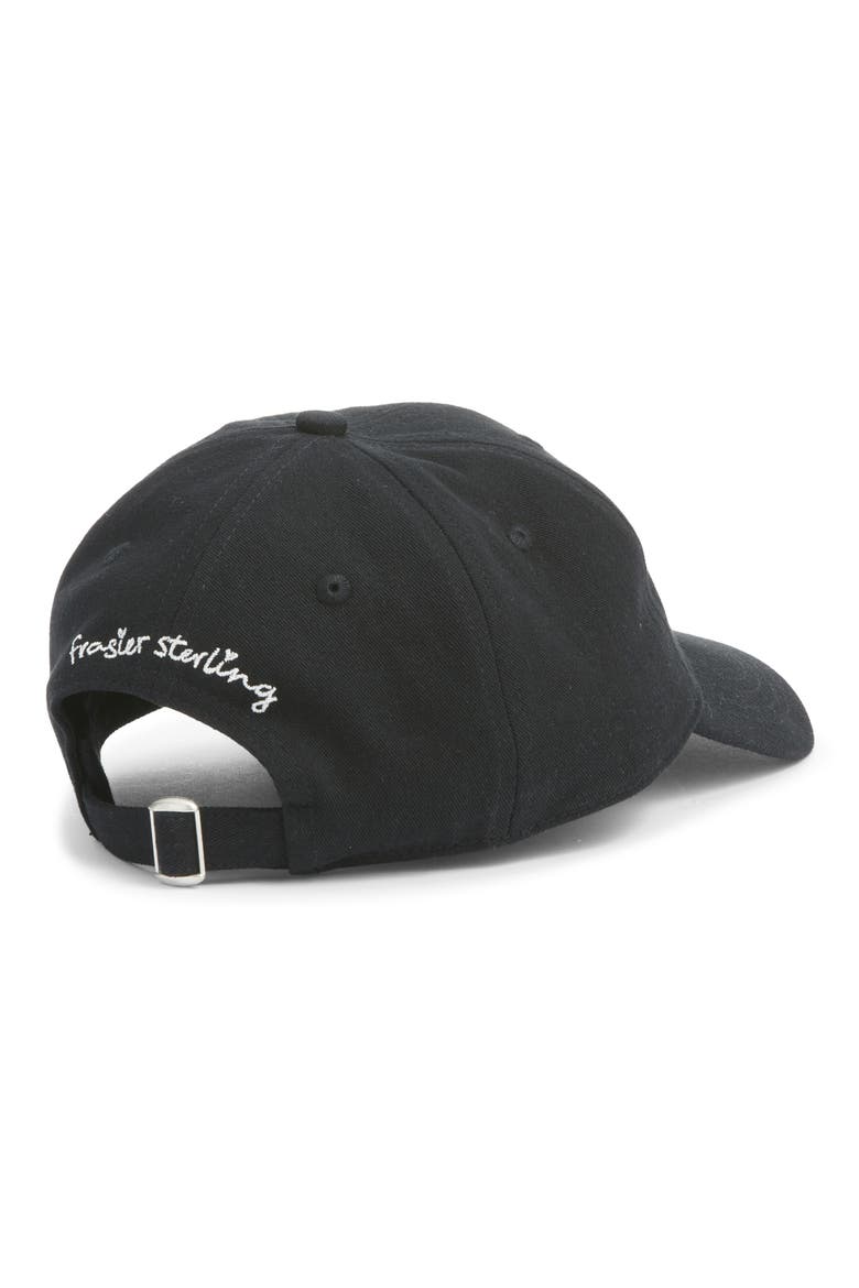 Dalmatian Canvas Baseball Cap, Alternate, color, BLACK