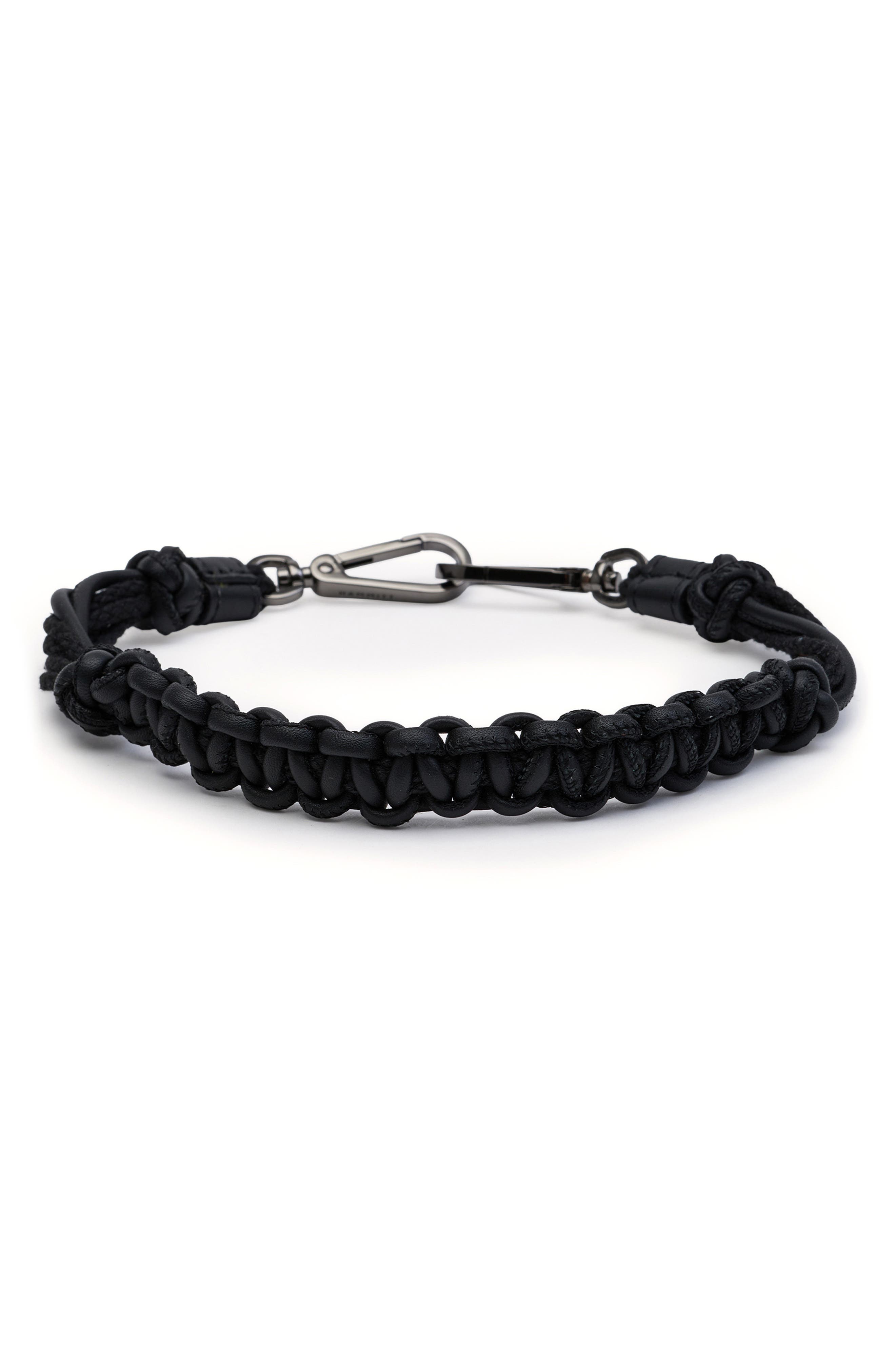 HAMMITT Short Knotted Leather Strap, Alternate, color, 