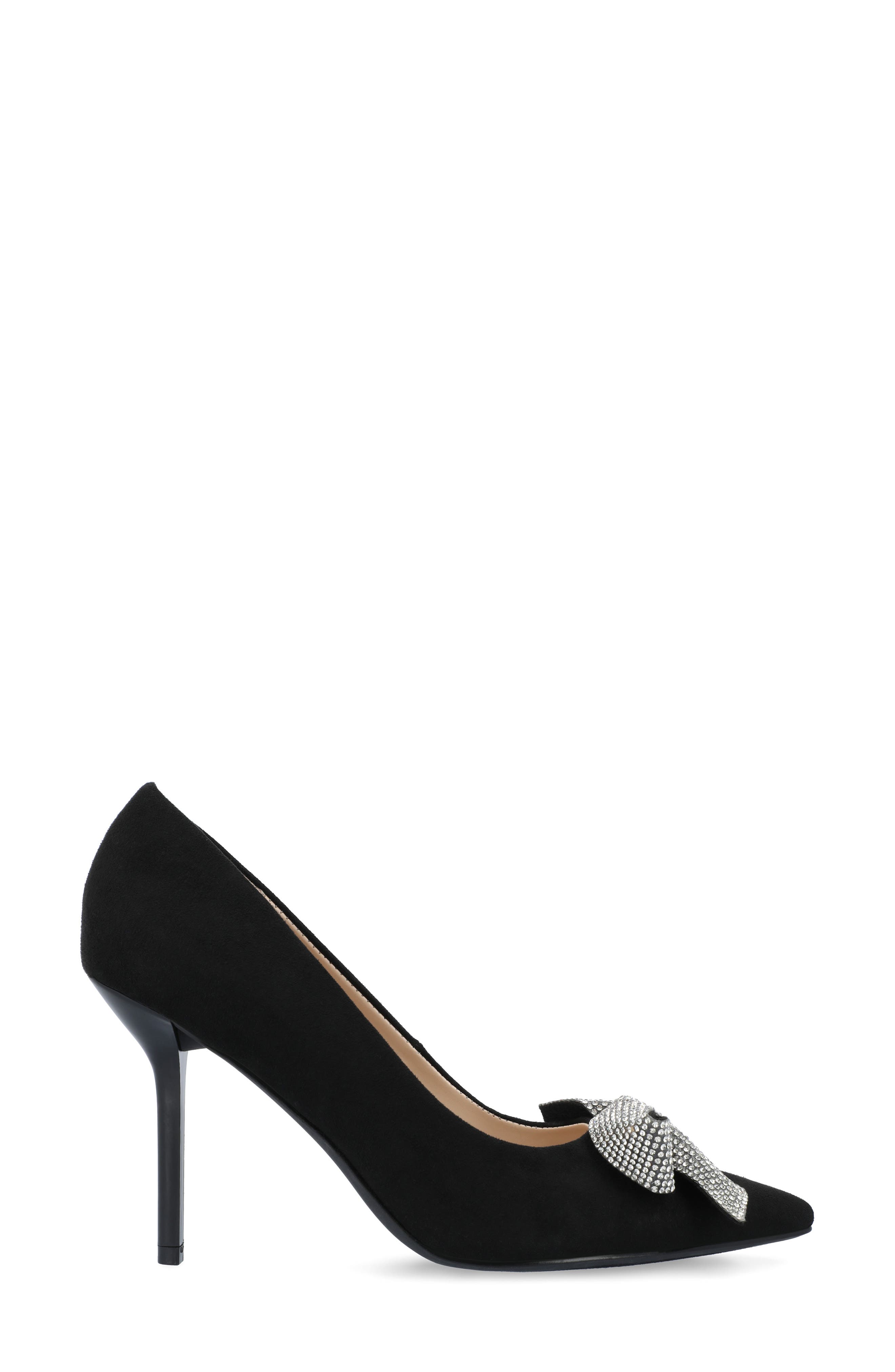 Journee Collection Marcie Bow Pump, Alternate, color, 