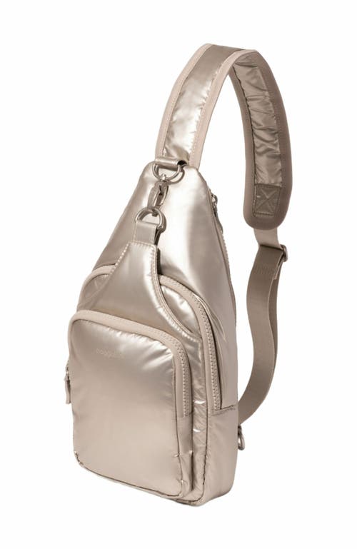 Baggallini Central Park Sling Bag In Gold