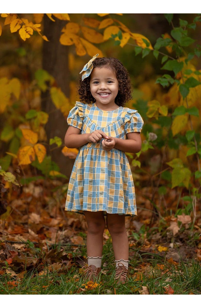 Mabel + Honey Leah Checkered Dress, Alternate, color, Blue