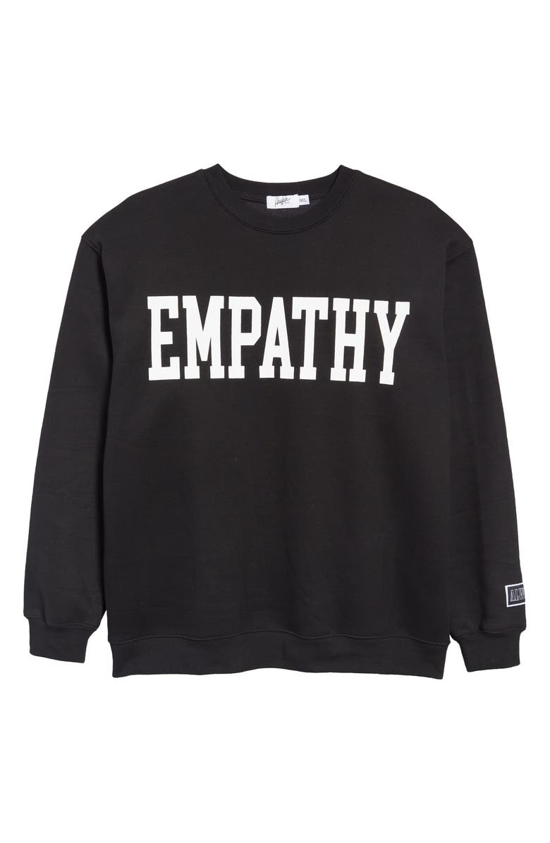 THE MAYFAIR GROUP Empathy Always Crewneck Sweatshirt, Main, color,