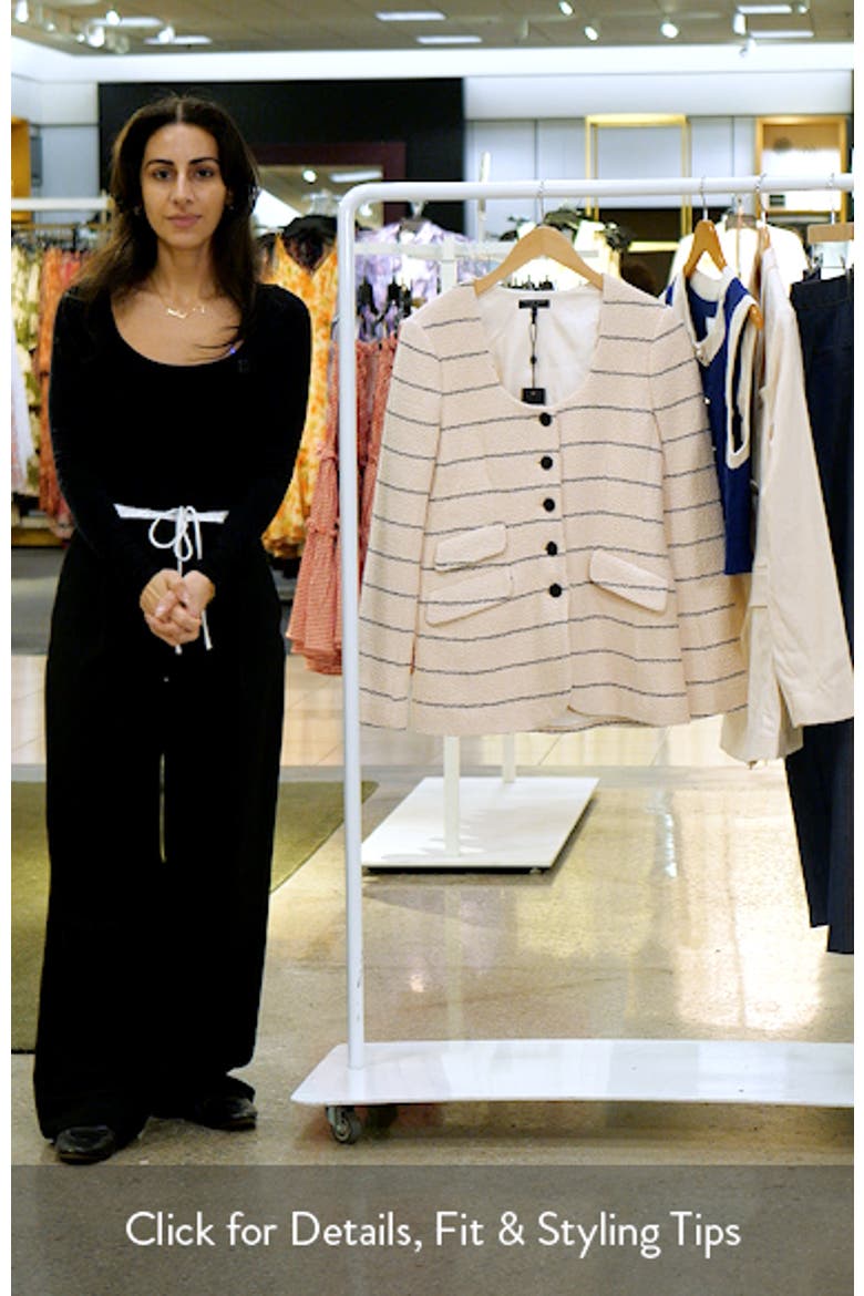 Roslyn Stripe Cotton Jacket video