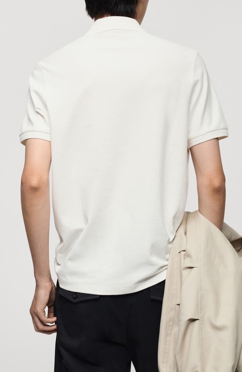 MANGO Embroidered Graphic Polo, Alternate, color,