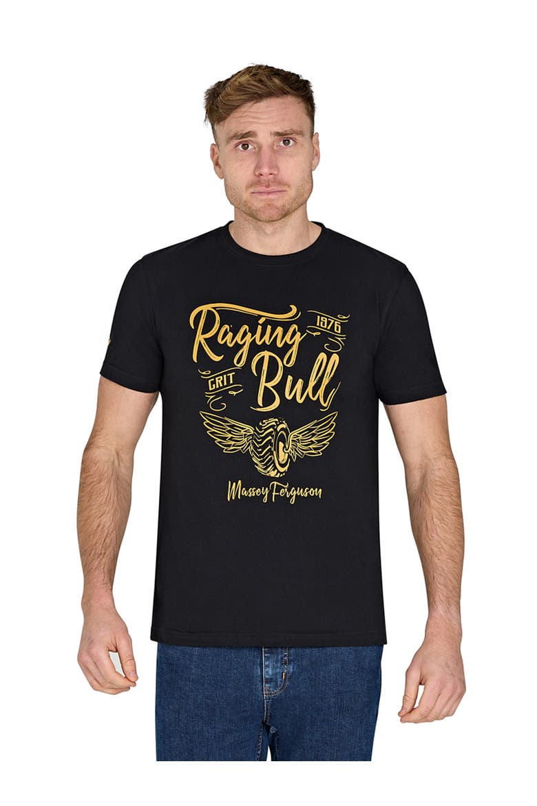 MF Wings Print T-Shirt, Main, color, Black