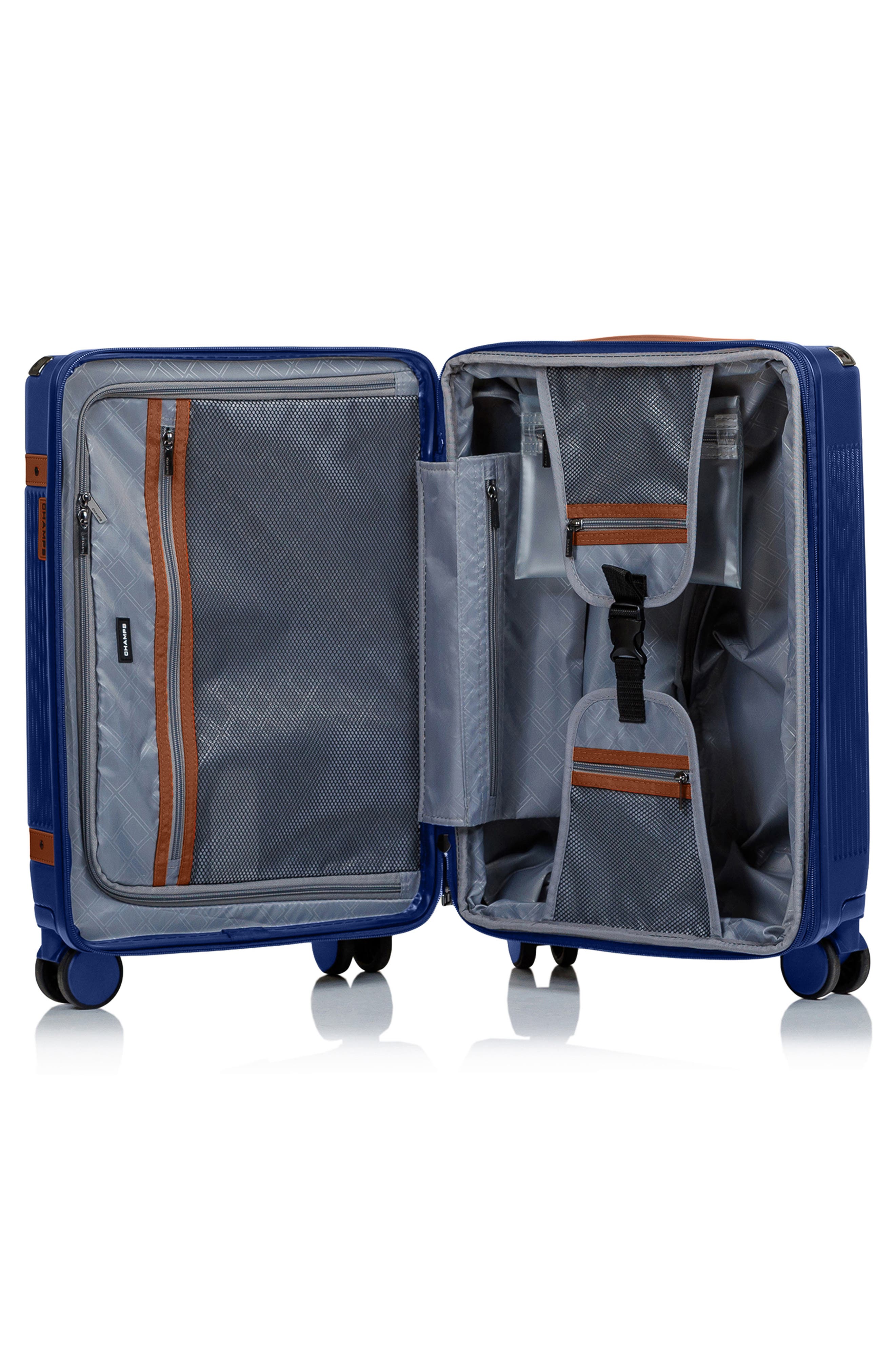 CHAMPS Vintage Air 3-Piece Luggage Set, Alternate, color, Navy