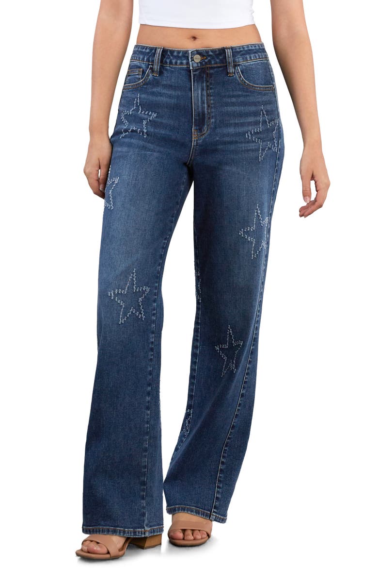 Star Bootcut Jeans, Main, color, SIDEWALK DENIM
