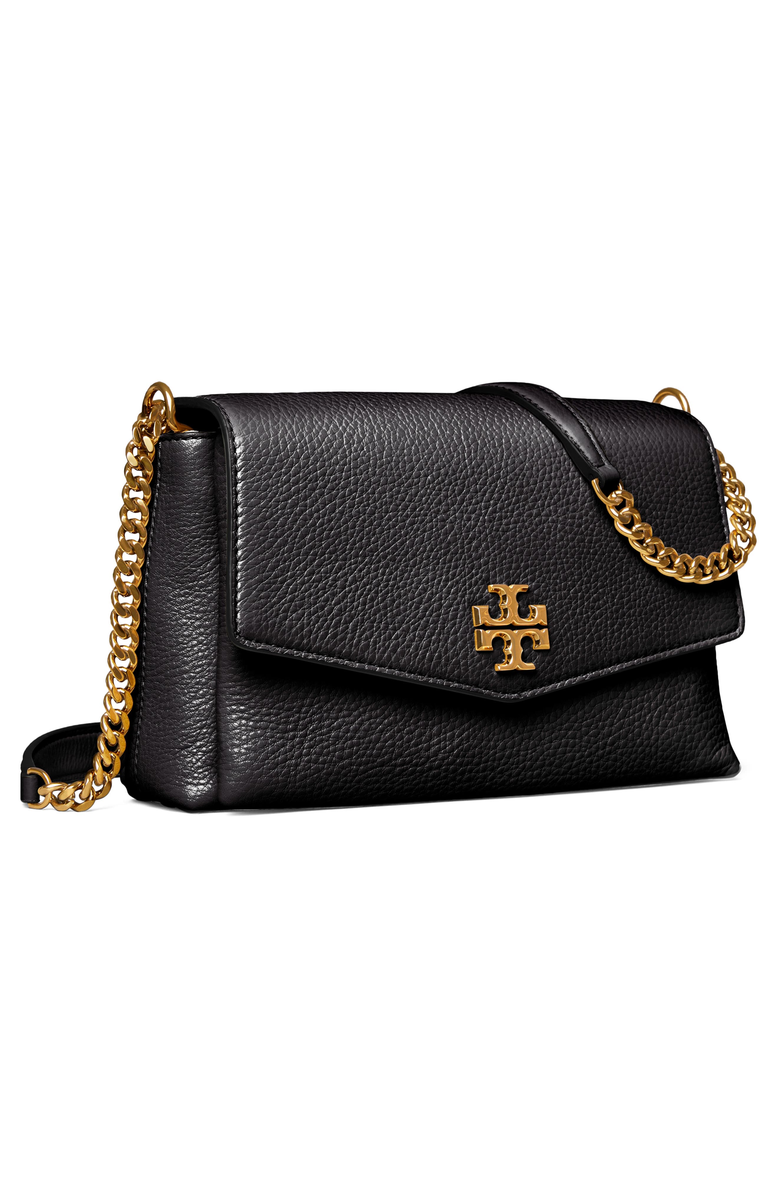 Tory Burch Small Kira Leather Convertible Crossbody Bag, Alternate, color, 