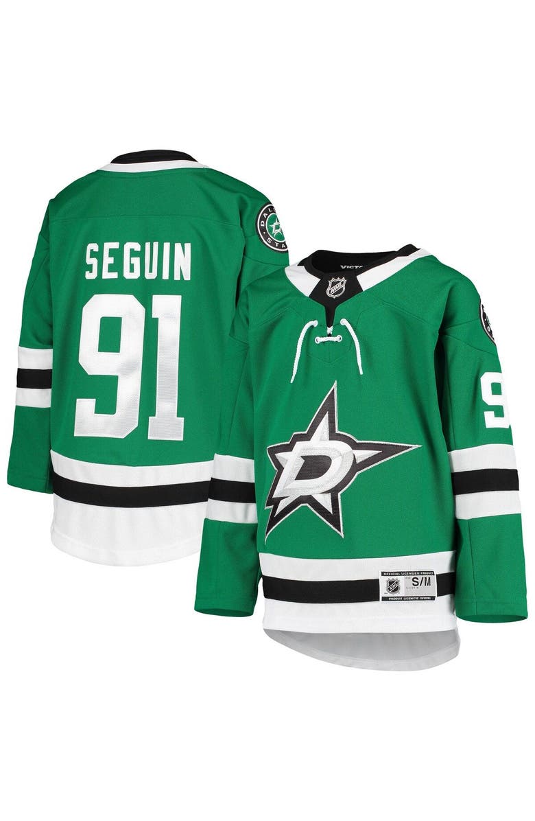 Outerstuff Youth Tyler Seguin Kelly Green Dallas Stars Home Premier Player Jersey, Main, color, Kelly Green