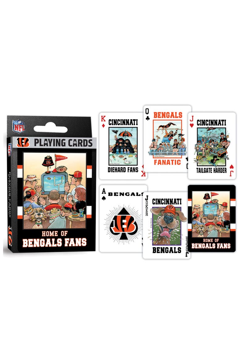 Cincinnati Bengals Fan Playing Cards, Alternate, color, Multicolor