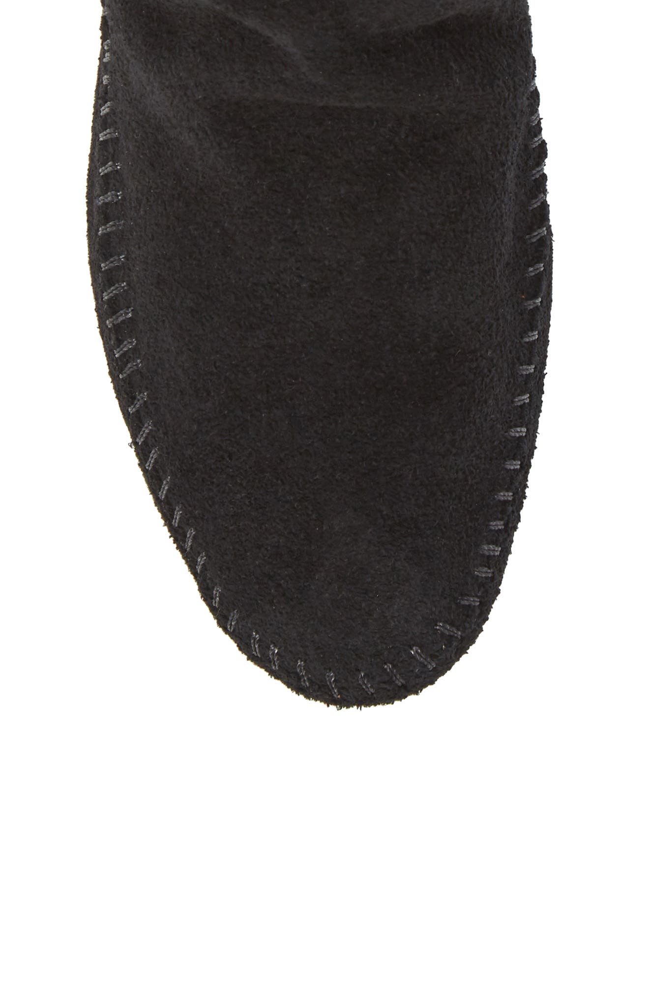 Minnetonka Two-Button Hardsole Bootie, Alternate, color, Black