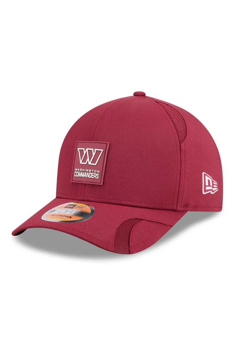 Men's New Era Burgundy Washington Commanders 2025 Sideline  M-Crown 9FORTY Adjustable Hat, Main, color, Burgundy