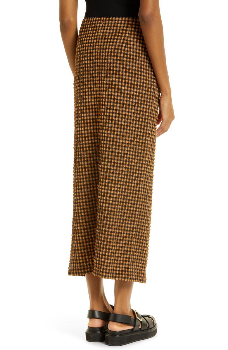 Nanushka Raja Check Seersucker Recycled Polyester Blend Pencil Skirt, Alternate, color,