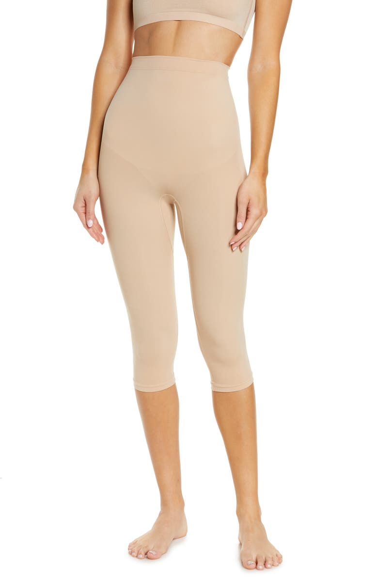 SKIMS Sculpting Seamless Capri Leggings, Main, color, Mica