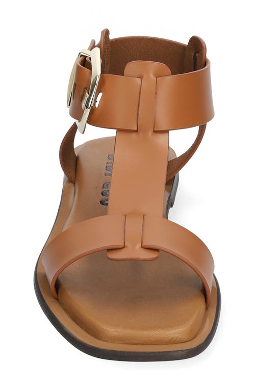 Bibi Lou Ankle Strap Sandal In Brown